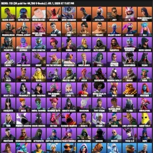 🔥 Fortnite OG Account - 119 Skins | Travis Scott + Leviathan Axe