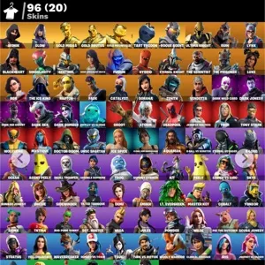 🔥 Fortnite OG Account - 96 skins IKONIK | Glow