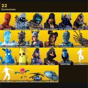 🔥 Fortnite OG Account - 29 skins | IKONIK | Glow