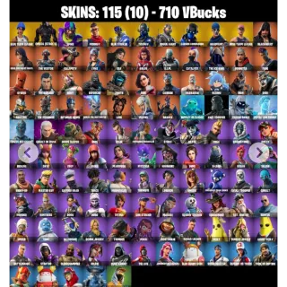 Fortnite Account - 115 Skins💎Omega (Stage 5)🔥OG STW🔥Spike🔥Rogue Agent🔥5 Psn skins🔥The Ice King🔥
