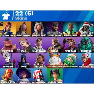 Fortnite Account | Solid Snake + Ahsoka Tano | Full Access | Instant Delivery