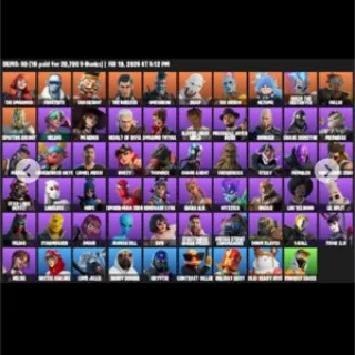 🔥 Fortnite Account - 59 Skins - Phaendra | Time Brella | Frostburn | Skeleglider