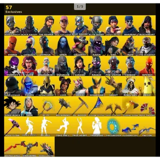 🔥 Fortnite OG Account - 136 🧥 | Black Knight