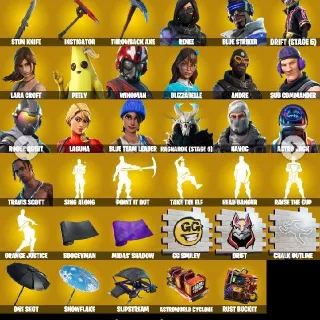 195 Skins + Travis Scott + Astro Jack