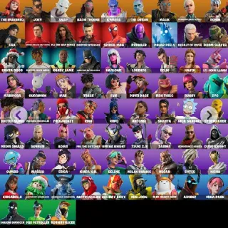 Fortnite Game Account 75 skins | Polar Peely | Omega Knight
