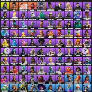 🔥 Fortnite Stacked Account - 104  Skins | Lara Croft