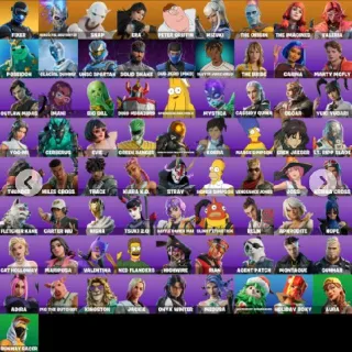 74 skins | Fixer | Mizuki | Renzo the Destroyer | The Origin | Valeria | Peter Griffin | Era | The Imagined | Snap | Pos