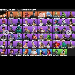 59 Skins👑PC/PSN/XBOX👑Peter Griffin👑 Son Goku👑The Ageless👑Zeus👑Valeria👑Omegarok👑Nezumi👑Peabody