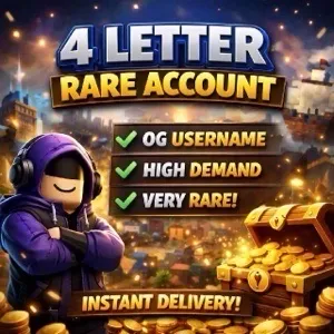 RBL - 4 Letter account ➤ Rare nick ➤ Old empty account RBL