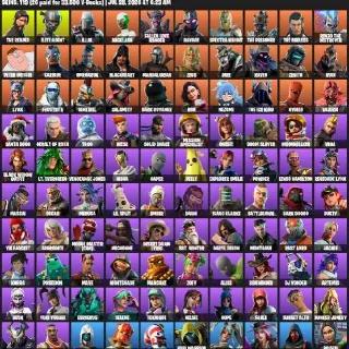 🔥 Fortnite OG Account - 119 Skins Renograde Raider