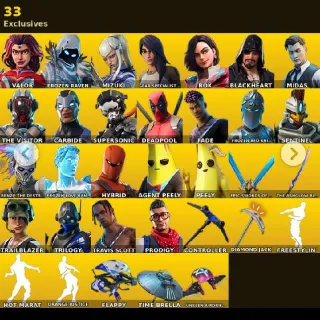 🔥 Fortnite Og Account - 60 skins | Travis Scott | Trailblazer | Trilogy | Prodigy | Valor | Frozen Raven | Mizuki