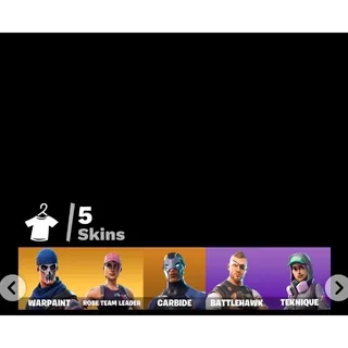 5 Skins  OG STW Deluxe Edition - Fortnite ✅🔥