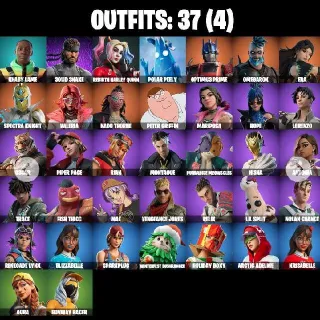 37 Skins 👑PC/PSN/XBOX👑 Peter Griffin 👑 Optimus Prime 👑 Omegarok
