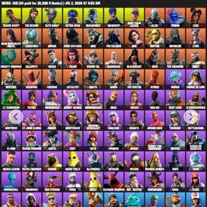 🔥 Fortnite OG Account - 108 skins | Travis Scott 