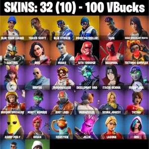 🔥 Fortnite OG Account - 32 Skins + Travis Scott + Take The L