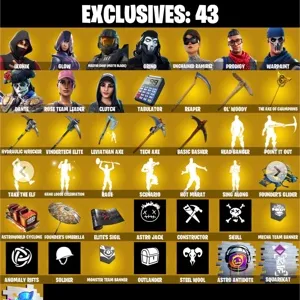 🔥 Fortnite OG Account - 201 Skins IKONIK + Leviathan Axe + Glow