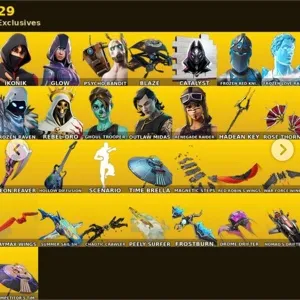 🔥 Fortnite OG Account - 114 Skins | IKONIK | Glow