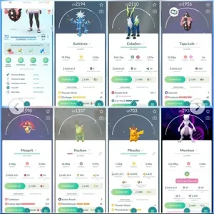 🔥 Pokemon Go Account - LVL 70 | 73 Legendary 🐉 101 SHINIES✨