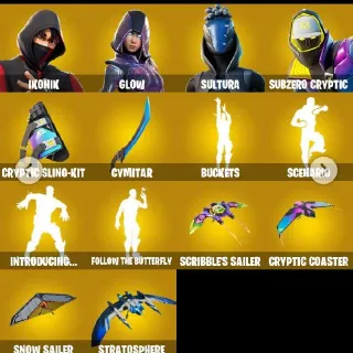 65 Skins | 🔥OG IKONIK |⚡OG GLOW SKIN | ✨SCENARIO | 💎TRY-HARD | [All Platforms