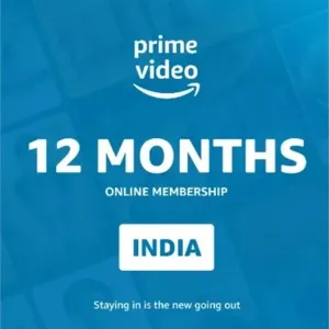 Amazon Prime Video 12 Month Gift Card | India