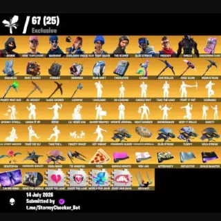 🔥 Fortnite OG Account - 223 Skins IKONIK | Merry Mint Axe 
