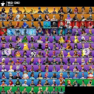 152 skins | IKONIK + Travis Scott + Glow + Take The L