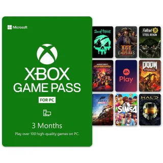Xbox Game Pass for PC - 3 Month TRIAL Windows Store Non-stackable Key GLOBAL