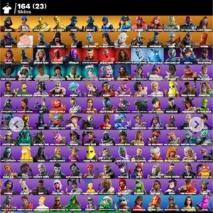🔥 Fortnite OG Account - 164 skins | IKONIK | Scenario | Chun-Li | Peter Griffin | Omegarok | Renegade Raider 