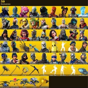 🔥 Fortnite OG Account - 127 skins | Black Knight | IKONIK | Take the L