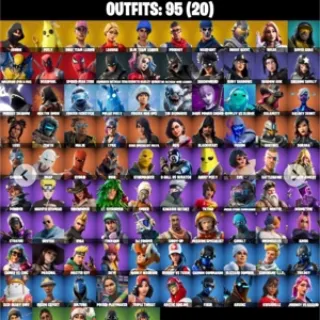🔥 Fortnite OG Account -95 Skins🌺 Ikonik, Merry Mint Axe, OG STW, Scenario, Take The Elf