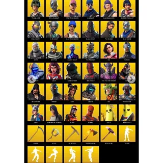 Fortnite 94 skins| Floss | OG STW | Black Knight | Sparkle Specialist | Royale Knight | The Reaper 