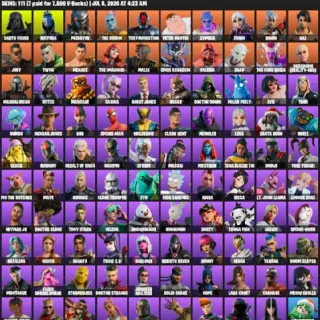 🔥 Fortnite Stacked Account - 111 Skins | Lara Croft