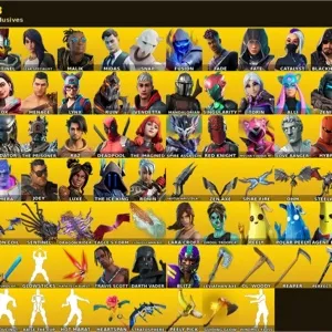 🔥 Fortnite OG Account - 204 skins | Leviathan Axe | Travis Scott | Lara Croft 