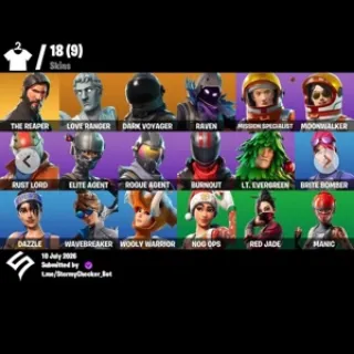 🔥 Fortnite OG Account - 18 Skins🔥Take The L🔥The Reaper