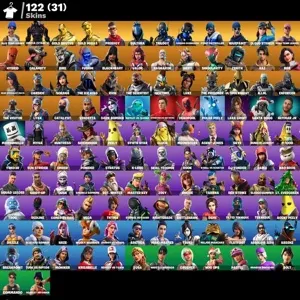 🔥 Fortnite Stacked Account - 122 skins | OG STW | Lara Croft | Gold Midas | Omega (stage 5) |