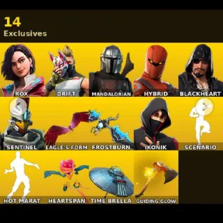 [PC] | 25 skins | | IKONIK
