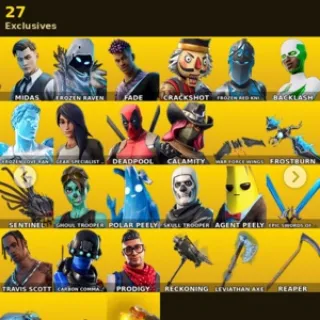 🔥 Fortnite OG Account - 72 skins | Travis Scott | Leviathan Axe | Travis Scott | Carbon Commando | Prodigy