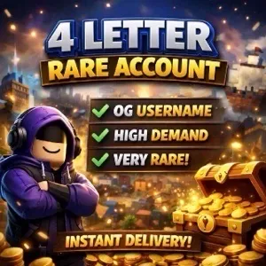RBL - 4 Letter account ➤ Rare nick ➤ Old empty account RBL