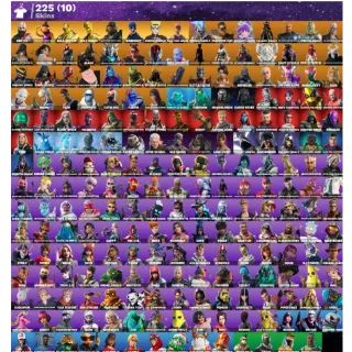 [PC/PSN/XBOX/NINTENDO] 225 SKINS/OG STW/KRATOS/FISHSTICK (WORLD CUP)/GOLD BRUTUS/GOLD MIDAS/MASTER CHIEF (MATTE BLACK)