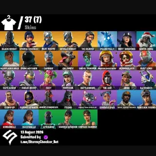 🔥 Fortnite OG Account - 37 Skins | Black Knight | Sparkle Specialist | Blue Squire | Royale Knight | The Reaper | AC/DC