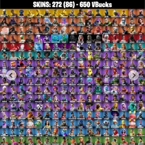 🔥 Fortnite OG Account - 272 Skins + Travis Scott + Leviathan Axe + Gold Kratos + Eon + Laugh It Up