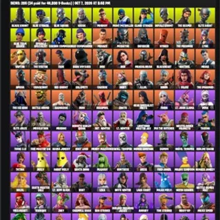 🔥 Fortnite OG Account - black knight renegade raider