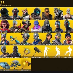 🔥 Fortnite OG Account - [PC/PSN] | 53 skins | Black Knight
