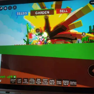 Grow A Garden Acc Instant Rbx