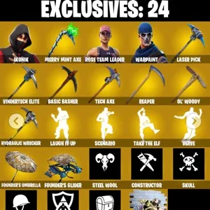 🔥 Fortnite Account - IKONIK | Merry Mint Axe | Take the L