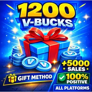 1200 vbucks gift method