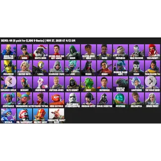 Fortnite Account 40+ Skins | Spider-Man + Marvel Bundle | Full Access | Instant Delivery