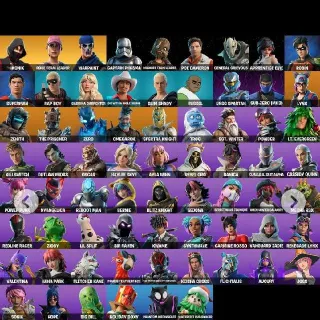 [PC/PSN/XBOX] 69 SKINS | OG STW | IKONIK ☘️ HANA PARK ☘️ BERNIE ☘️ POWER PUNK ☘️ AYLA WINN ☘️ NYANGELICA ☘️ ZERO