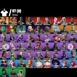 [PC/XBOX/PSN] 57 Skins Explorer Emilie Doom Nezumi Oscar Dynamo TNTina Default Pickaxe Stun Knife The Doomblade