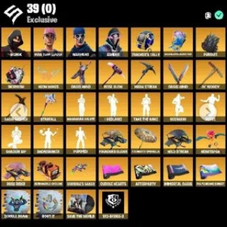 🔥 Fortnite OG Account - 51 SKINS | OG STW | IKONIK | ROSE TEAM LEADER | WARPAINT
